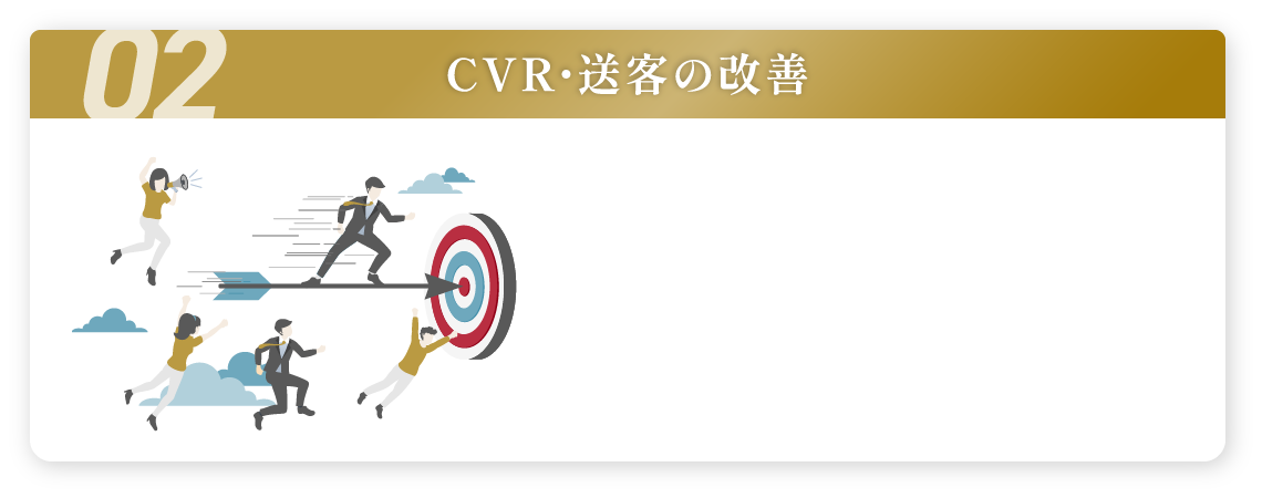 CVR・送客の改善